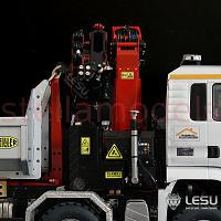 1/14 Truck mounted crane RED RTR (LS-A0014-R) [LESU]