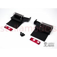 Rear light housing with guard and mud flaps for TAMIYA Arocs 3348 6x4 Tipper (S-1223) [LESU]