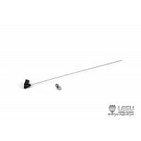 Roof Antenna (Black Base, 1Pc.) for 1/14 Tractor Trucks (G-6134-A) [LESU]
