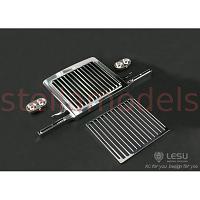 Aluminum front grille with light holder for King Hauler (GW-K001) [LESU]