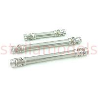 Stainless Steel Drive Shaft Set for 1/12 MC6 Military Truck