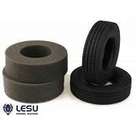 Tractor Truck Tires with inserts (22mm, 1Pr.) (S-1215) [LESU]