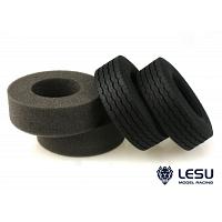 Tractor Truck Tires with inserts (30mm, 1Pr.) (S-1216) [LESU]