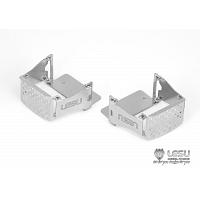Stainless steel cab lower step for 1/14 MAN TGS (ZK-K024) [LESU]