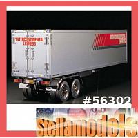56302 Box Semi-Trailer for Tamiya 1/14 R/C Tractor Truck