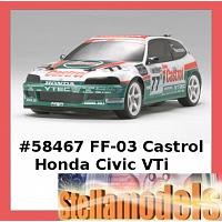 58467 FF-03 Castrol Honda Civic VTi w/ESC