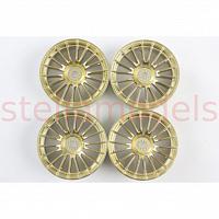 Medium-Narrow 18-Spoke Wheels (Gold/±0) [TAMIYA 84153]