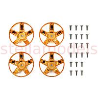 WR-02CB S-Parts (Spokes) (Orange Plated) [TAMIYA 47415]