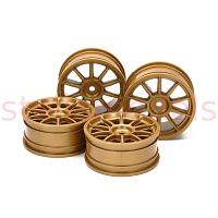 1/10 Medium Narrow 10-Spoke Wheels (Offset 0) [TAMIYA 51022]
