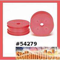 54279 DN-01 Front Dish Wheels (Pink)