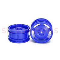 54682 Buggy Rear Star-Dish Wheels (Blue, 2pcs.)