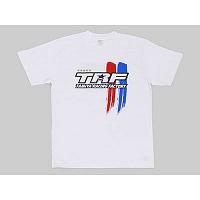 67242 TRF Stripe Logo T-Shirt A Type (White, L)