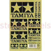 67260 Tamiya logo sticker (Gold)