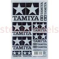 67261 Tamiya logo sticker (Silver)