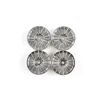 84152 Medium-Narrow 18-Spoke Wheels (Chrome/±0) [TAMIYA]