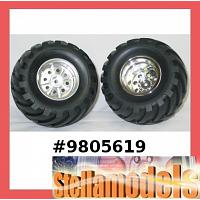 9805619 Rear Tire & Wheel (L & R, 1pc. each)