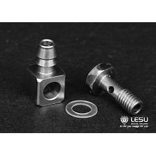 Hydraulic nozzle (bend, M3-4mm) (Y-1511-M3B) [LESU] 2