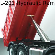 Chassis Frame for 1/14 6x6 Dump Truck Tipper with Hydraulics (L-201 / L-204) [LESU] 2