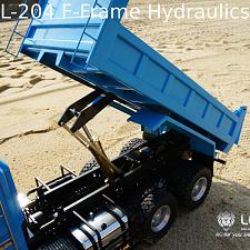 Chassis Frame for 1/14 6x6 Dump Truck Tipper with Hydraulics (L-201 / L-204) [LESU] 3