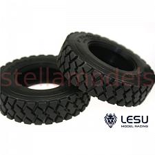 Tractor Truck All Terrain Tires with inserts (Std. 22mm, 1Pr.) (S-1213) [LESU] 2