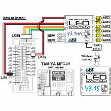ob1 V3.1MFC/V3.1S LED System for Tractor Truck/Semi-Trailer w/56511 MFC-01 or 56523 MFC-03 2