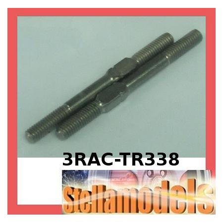 3RAC-TR338 64 Titanium 3mm Turnbuckle - 38mm (2 pcs) 1