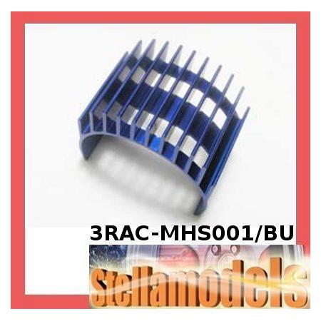 3RAC-MHS001/BU Aluminum Motor Heatsink for 540-Type Motors (High Finger) - Blue 1
