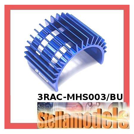 3RAC-MHS003/BU Aluminum Motor Heatsink For-540 Motor (Fan-Shaped) - Blue 1