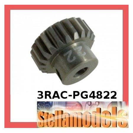3RAC-PG4822 48 Pitch Pinion Gear 22T (7075 w/ Hard Coating) 1