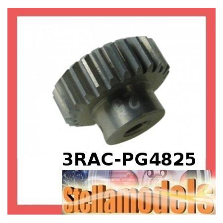 3RAC-PG4825 48 Pitch Pinion Gear 25T (7075 w/ Hard Coating) 1
