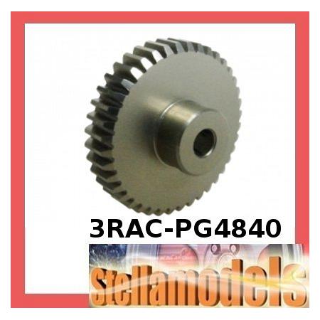 3RAC-PG4840 48 Pitch Pinion Gear 40T (7075 w/ Hard Coating) 1