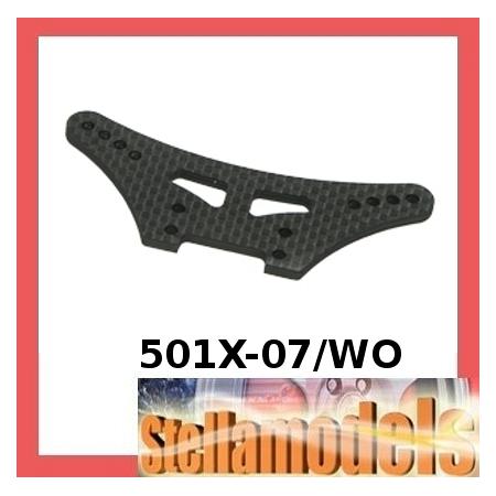501X-07/WO Front Graphite Shock Tower for TRF501X 1