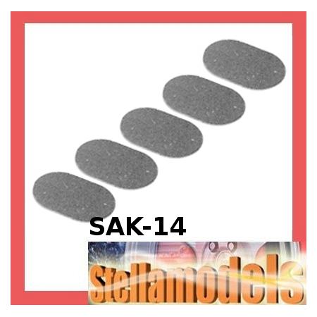 SAK-14 Chassis Downstops Protection Plate for Sakura Zero 1