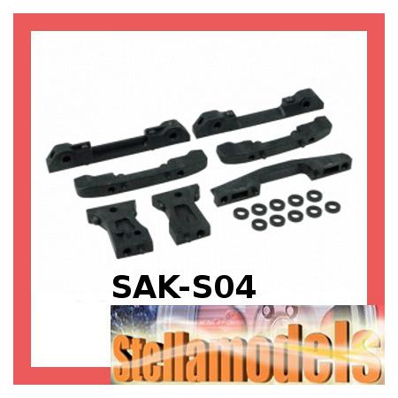 SAK-S04 Suspension Mount Set For SAKURA ZERO S 1