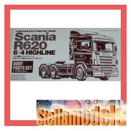 Scania R620 6X4 Highline Body Parts Set [TAMIYA] 1