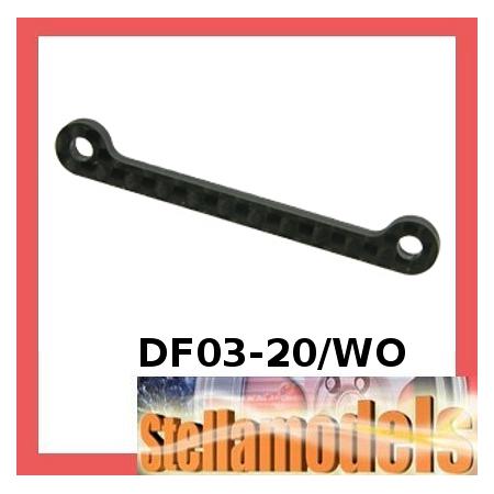 DF03-20/WO Graphite Front Suspension Brace For DF-03 Chassis 1
