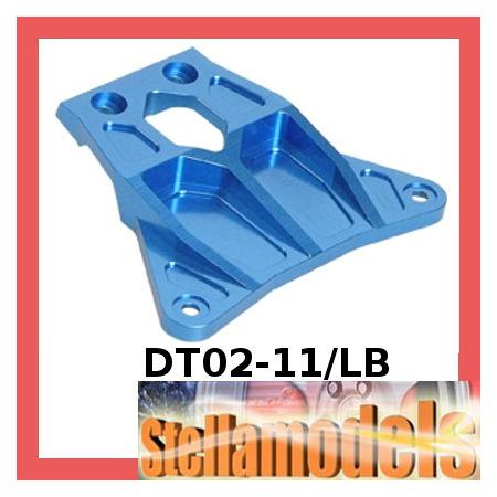 Aluminium Front Bulkhead Stiffener for Tamiya DT-02 [3RACING DT02-11/LB] OLD STOCK! 1