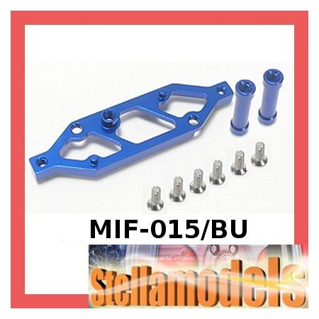 MIF-015/BU Alum Rear Chassis Brace Stiffener For MINI INFERNO - 1