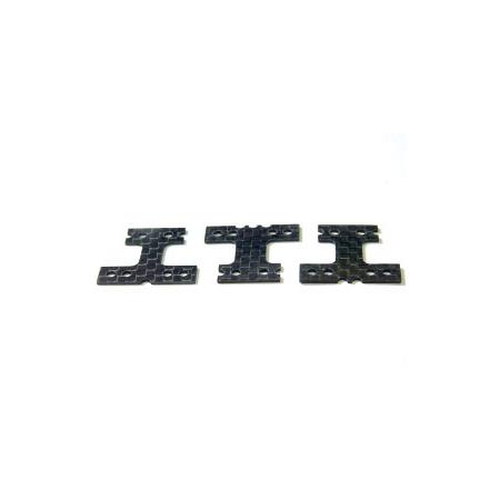 #MZII-001 Graphite H Plate For Mini-Z II (MM) Chassis (Soft, Medium, Hard) 1