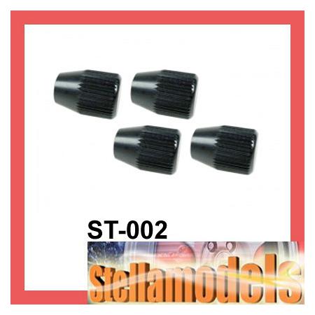 ST-002 Set Up Wheel 4mm Lock Nuts - 4pcs 1