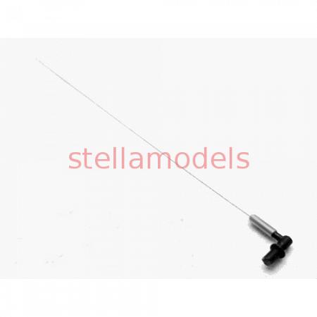 Roof Antenna (silver with black base, 1Pc.) for TAMIYA 1/14 Scania Tractor Trucks (T-2006) [CChand] 1