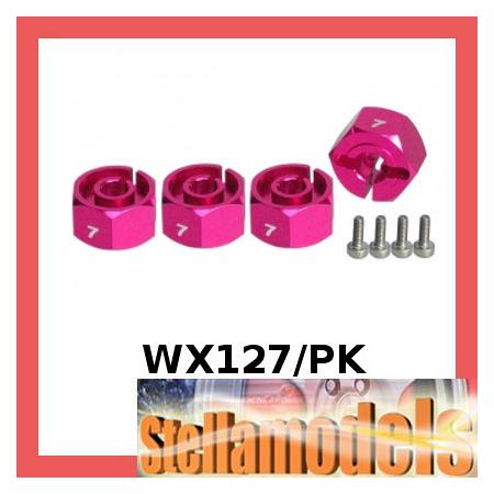 3RAC-WX127/PK Wheel Adaptor (7mm) - Thick 1