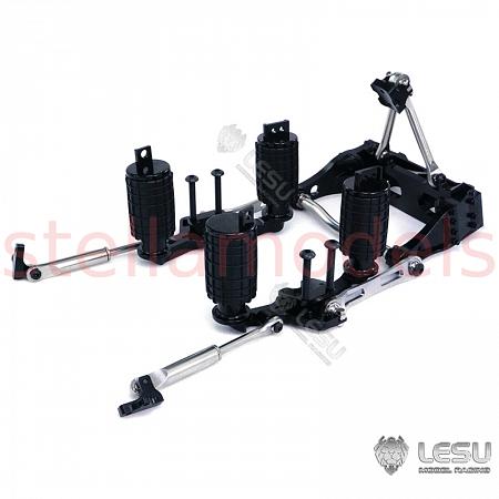 1/14 Tractor truck rear (RR) independent airbag suspension assembly [LESU X-8023-B] 1