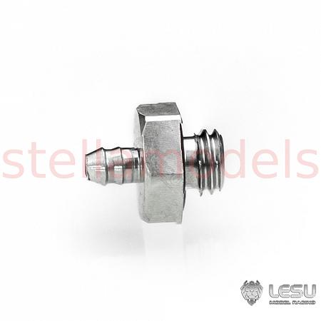 Straight through M3 hydraulic nozzle (2x1mm tubing) [Y-1544-A] 1