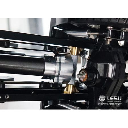 Metal actuator gearbox mount for TAMIYA 56357 Mercedes-Benz Arocs 3348 6x4 Tipper (G-6151) [LESU] 2