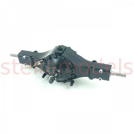 All Metal Rear Axle without pass through with diff lock (RR) (Q-9011) [LESU] 1
