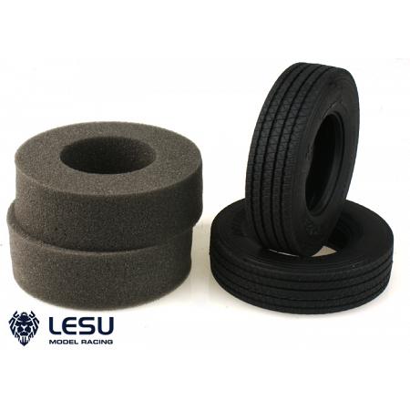 Tractor Truck Tires with inserts (22mm, 1Pr.) (S-1215) [LESU] 1