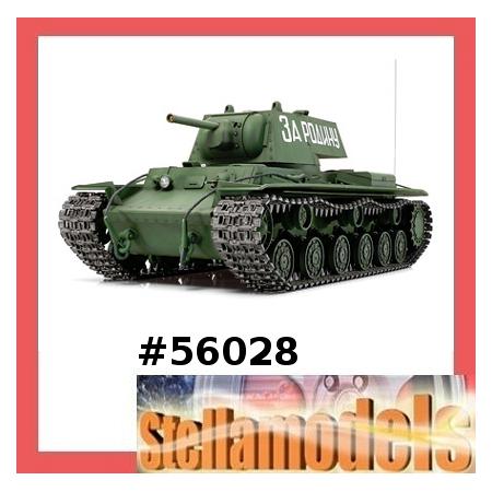 56028 Russian Heavy Tank Kv 1 Full Option Kit Stellamodels