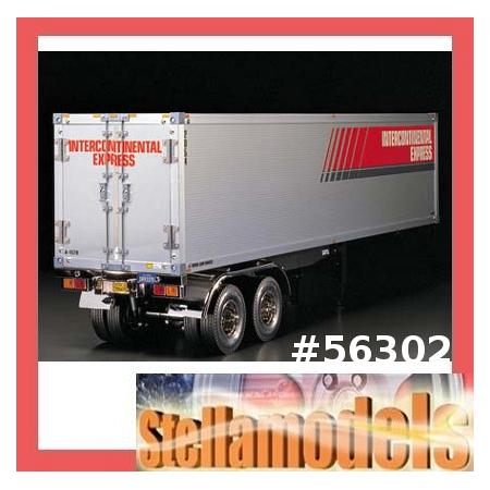 56302 Box Semi-Trailer for Tamiya 1/14 R/C Tractor Truck 1