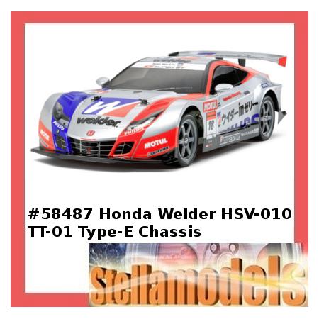 58487 TT-01 Type-E Honda Weider HSV-010 w/ESC(TBLE-02S)+LED+BONUS ITEM 1